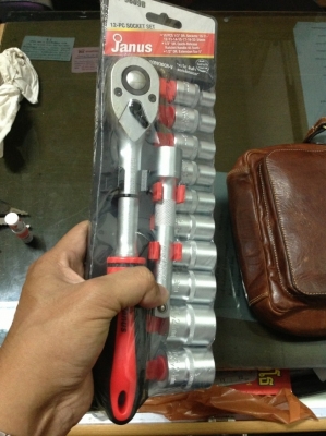 ชุดบล็อก janus 12 ชิ้น