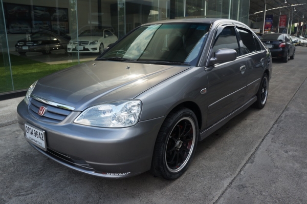 HONDA CIVIC DIMENTION ปี2002 เบาะหนัง เกียร์ AUTO กระจกไฟฟ้า ล้อ MAX รถพร้อมใช้งาน HONDA CIVIC DIMENTION ปี2002 เบาะหนัง เกียร์ AUTO กระจกไฟฟ้า ล้อ MAX รถพร้อมใช้งาน