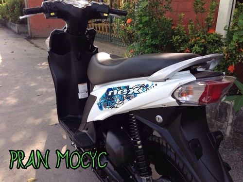 ขาย suzuki nex สีขาว รถ5เดือน ไมล์เเท้ๆเเค่ 3,600 โล