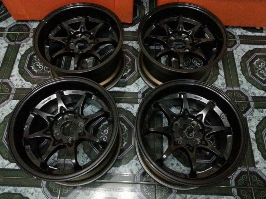 CE28n มือ2 ขอบ 15 4รู100/114 กว้าง 8 ครบชุด 4วง