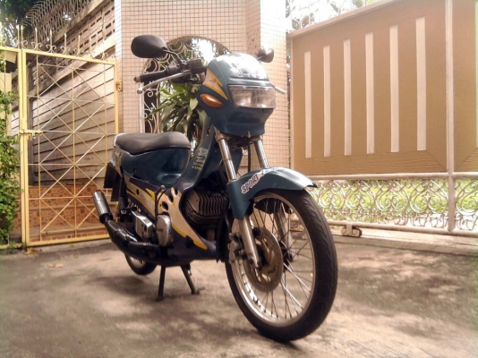 ขออนุญาติขาย Kawasaki Leo  118cc. มือเดียว สีเขียว