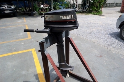 ขาย เครื่องเรือ YAMAHA 4 แรง 2 จังหวะ นำเข้าจากญี่ปุ่น เครื่องติดเดินดี หาง L ราคา 13,500