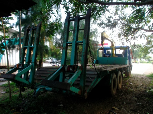 ขายด่วนรถสิบล้อHINOหัวโปเฟียหางเทเลอร์มีลิบติดเครน3ตัน