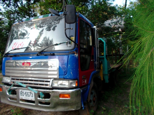 ขายด่วนรถสิบล้อHINOหัวโปเฟียหางเทเลอร์มีลิบติดเครน3ตัน