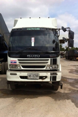 ขายหัวลากISUZU DECA 320ปี48พร้อมหางคอกยาว12เมตร3เพลา อู่พนัส สภาพพร้อมใช้งานครับ