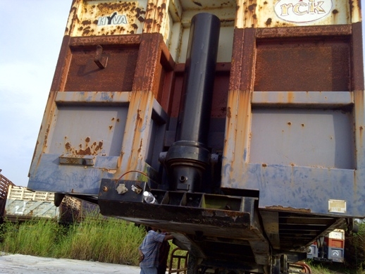 ขายหางพ่วง 3เพลา ดั๊มพ์ ยิงหน้า RCK  ยาว10 เมตร