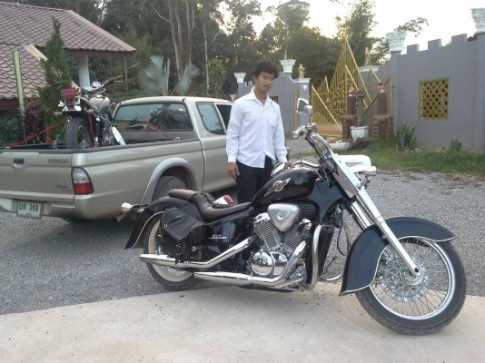 ขาย Steed400 แต่ง หัวไกด์ ชุดบังโคลนเต็ม ชุบทั้งคัน Inv+สพม.