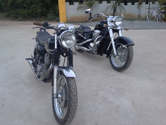 ขาย Steed400 แต่ง หัวไกด์ ชุดบังโคลนเต็ม ชุบทั้งคัน Inv+สพม.