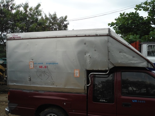 ขายหลังคาตู้ทึบใส่กับรถอีซูซุ SLX แค็ป