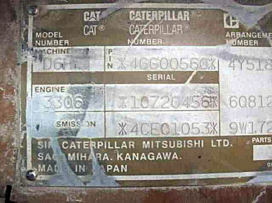 ขายจองรถดัน Caterpillar D6H
