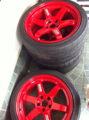 Te37 แดงปี๊ดๆ ราคาถูกๆ VRS import auto part