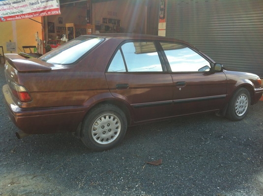 รถบ้าน Toyota soluna ป้ายเชียงใหม่ สีแดงเลือดหมูสวยๆ เกียร์ออโต้ ปี 40