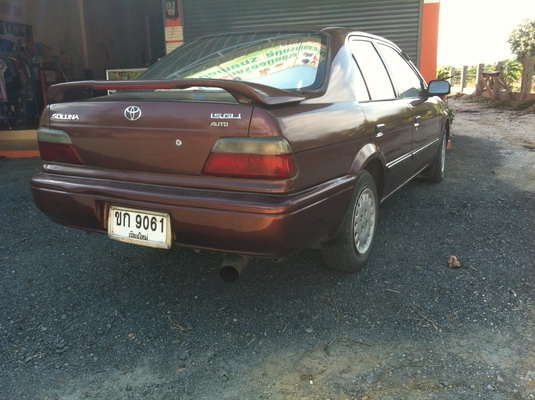 รถบ้าน Toyota soluna ป้ายเชียงใหม่ สีแดงเลือดหมูสวยๆ เกียร์ออโต้ ปี 40