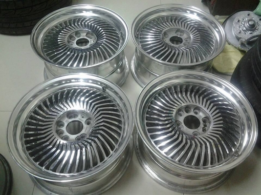 Carving ขอบ17 ล้อแท้ japan 4รู114/5รู114 หน้า8 หลัง9