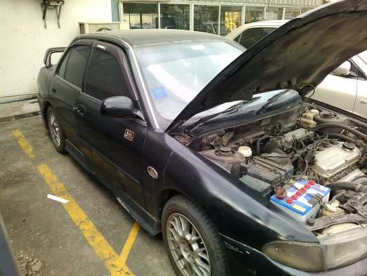 ขายMITSUBISHI - LANCER - (อีคาร์ ปี 93)  สีดำ เครื่อง เบนซิน 1600 cc