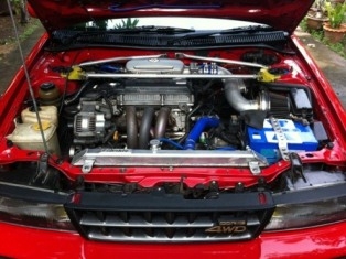 ขาย Corolla AE92 CARIB 4WD TOURING 3S-BEAMS 5M/T LSD ภายในแดงครบๆ