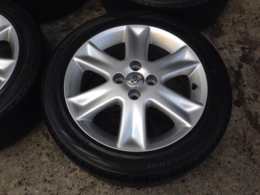 ขายล้อแม็ก toyota yaris ขอบ16 ตัวท๊อป พร้อมยางถูกๆ