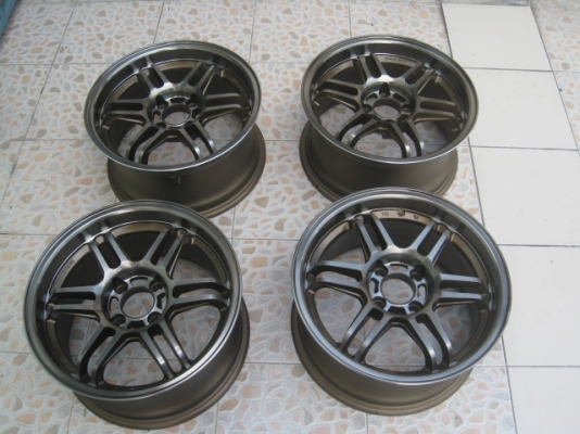 ขายล้อแม็กมือสอง Advanti 15"x7.5" et20 4รู100 สีน้ำตาลหน้าชา สนใจติดต่อเล็กคลองสามครับ (081-3747940)