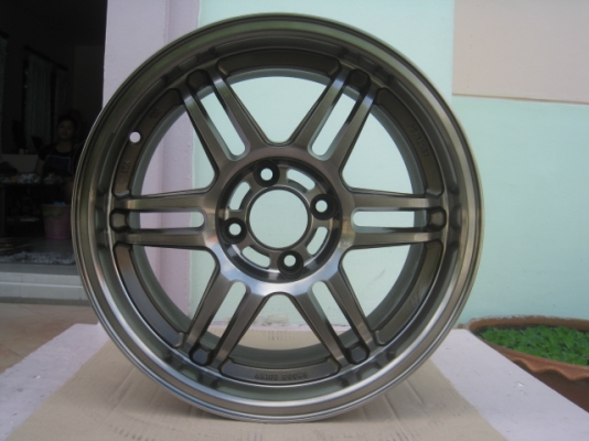 ขายล้อแม็กมือสอง Advanti 15"x7.5" et20 4รู100 สีน้ำตาลหน้าชา สนใจติดต่อเล็กคลองสามครับ (081-3747940)