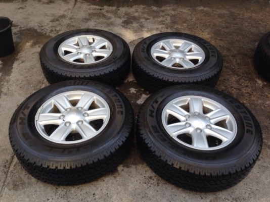 ขายล้อแม็ก all new isuzu MU X ขอบ 16 พร้อมยาง ป้ายแดงถูกๆ