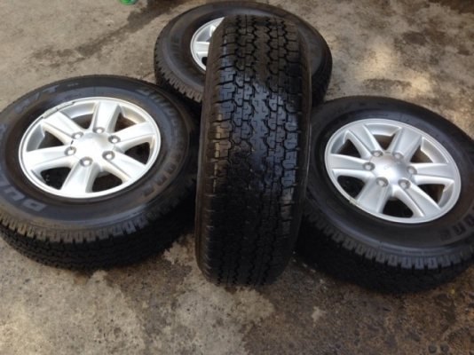 ขายล้อแม็ก all new isuzu MU X ขอบ 16 พร้อมยาง ป้ายแดงถูกๆ