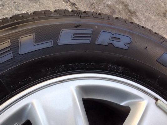 ขายล้อแม็ก all new isuzu MU X ขอบ 16 พร้อมยาง ป้ายแดงถูกๆ