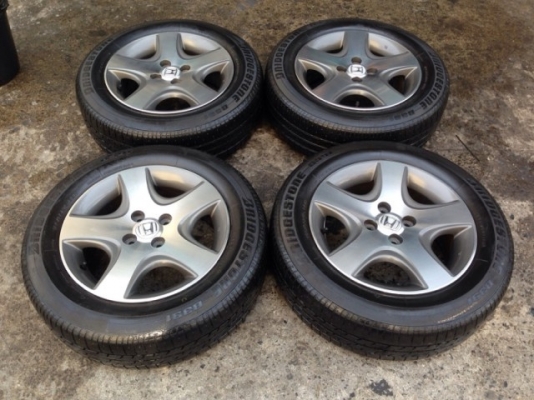 ขายล้อแม็ก honda civic 15 dimension พร้อมยาง ราคาถูกๆ