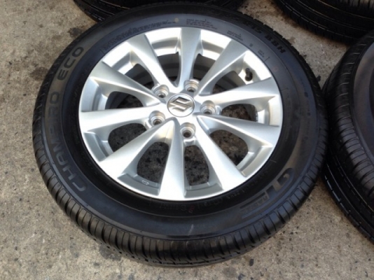 ขายล้อแม็ก suzuki ertiga 15 พร้อมยางป้ายแดงถูกๆ