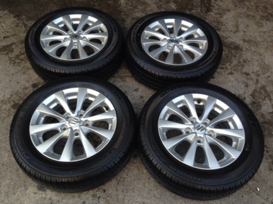 ขายล้อแม็ก suzuki ertiga 15 พร้อมยางป้ายแดงถูกๆ