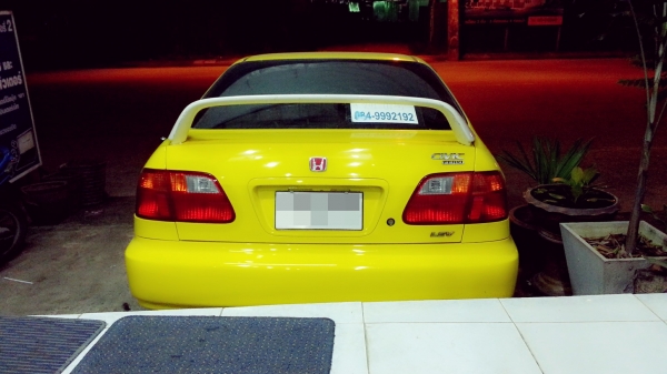 ขาย สปอยเลอร์หลัง DC2 TYPE R (แท้มือ2) ใส่รถ EK ES (Civic ตาโต ,DIMENSION) 2900 บาท ขาย สปอยเลอร์หลัง DC2 TYPE R (แท้มือ2) ใส่รถ EK ES (Civic ตาโต ,DIMENSION) 2900 บาท