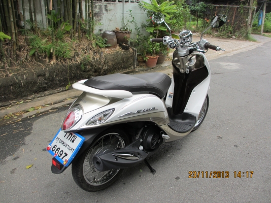 yamaha fino fi 2013 ไมล์ 8xx km.