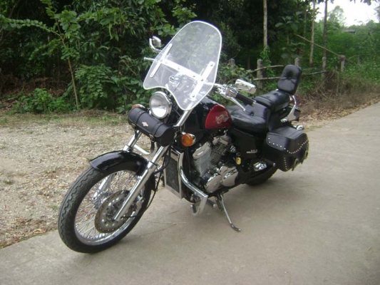 (((( ขาย Honda Steed600CC ปี95 อินวอย+สรรพสามิต (สีดำแก้มแดง) เน้นเดิมๆ...