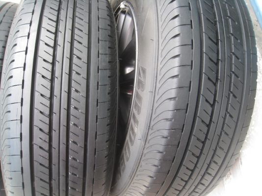 ขายล้อแม็ก All new Isuzu d-max สีรมดำ ป้ายแดง 16"x6.5" et41 6รู139.7 +ยาง Bridgestone duravis 215/70r16 ยางผลิตสัปดาห์ที่ 7-1 เส้น, 8-3 เส้น ปี13 ตุ่มที่หน้ายางมีอยู่ทุกเส้นใช้ 5xx km ขายทั้งชุด 16,900 บาทครับ สนใจติดต่อเล็กคลองสาม (081-3747940)