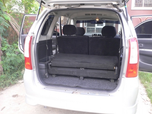 ขายรถครอบครัว TOYOTA AVANZA 1.3 S ตัวTOP Airbag ABS เกียร์ออโต้ ปี2005 สีบรอนซ์ ติดแก๊สหัวฉีด LPG