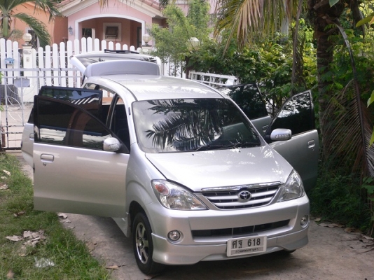 ขายรถครอบครัว TOYOTA AVANZA 1.3 S ตัวTOP Airbag ABS เกียร์ออโต้ ปี2005 สีบรอนซ์ ติดแก๊สหัวฉีด LPG