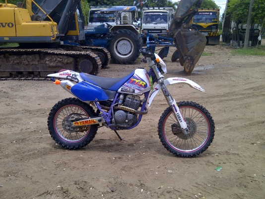 ttr 250 cc ตามสภาพ ซื้อมา ออกทริป 2ครั้ง เลิกขี่แล้วคับ