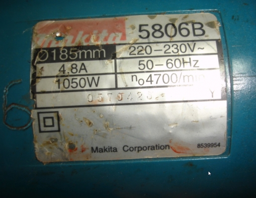 ขายวงเดือนมากิต้า7" รุ่น 5806b