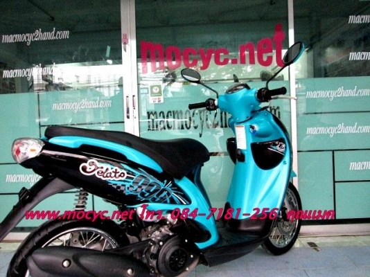 JALATO 999 รุ่นใหม่ ปี 55 สีฟ้าดำ  ไมล์ 3 พันโล หัวฉีดประหยัดน้ำมัน แรงด้วย125 cc. ฟรีค่าโอน 21900