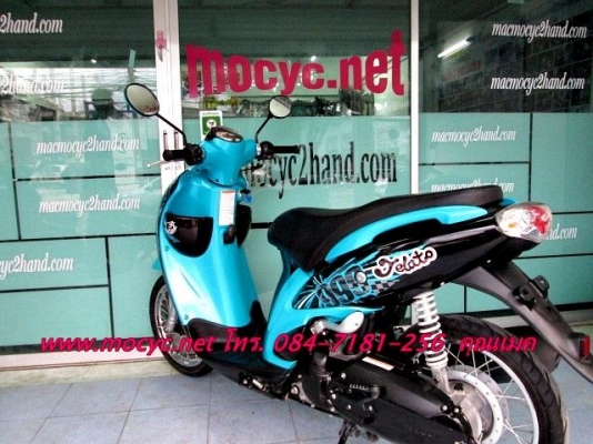 JALATO 999 รุ่นใหม่ ปี 55 สีฟ้าดำ  ไมล์ 3 พันโล หัวฉีดประหยัดน้ำมัน แรงด้วย125 cc. ฟรีค่าโอน 21900
