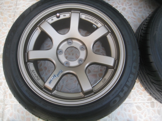 ขายล้อแม็กมือสอง master rt 17"x8" et33 5 รู 114.3 +ยางผลิตสัปดาห์ที่ 17 ปี 11  สนใจติดต่อเล็กคลองสามครับ (081-3747940)