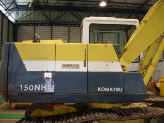 รถขุด Komatsu รุ่น: PC150NHD-5K ซีเรียล:K20019 ปี:2000 สต๊อกเรานำเข้าจากยี่ปุ่น