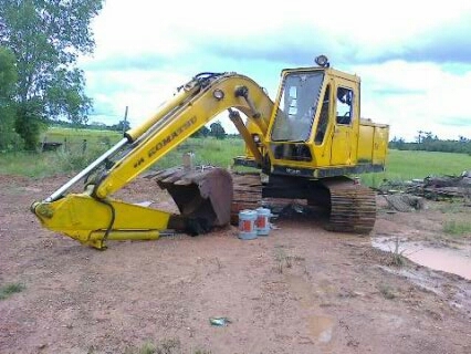 KOMATSU PC100-2 เครื่อง HINO 6 สูบ WO6D โซ่ใหม่ บูทใหม่ KOMATSU PC100-2 เครื่อง HINO 6 สูบ WO6D โซ่ใหม่ บูทใหม่