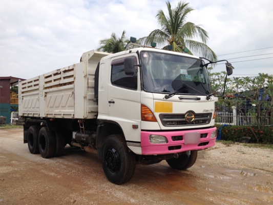 ฝากขาย HINO MEGA 320 ยูโร2 แม่ลูกดัมพ์สามมิตร เครื่องเดิม เกียร์เดิม