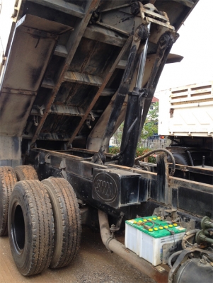 ฝากขาย HINO MEGA 320 ยูโร2 แม่ลูกดัมพ์สามมิตร เครื่องเดิม เกียร์เดิม