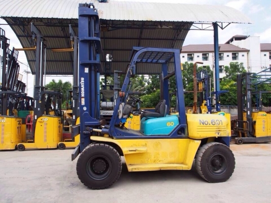 ***ขายรถยกเก่านอด***KOMATSU FD60-7 เสาสูง5เมตร