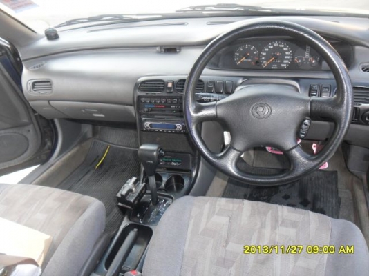 ขายรถมาสด้าโครโนส5ประตูปี94เครื่องเดิมเกียร์ออโต้เพาเวอร์ไฟฟ้าทั้งคันภายในสวยเดิมแอรฺเย็นแอร์สวิงเบาะเดิมสวยตัวถังบางเดิมสีมีริ้วรอยแม็ก17รถพร้อมใช้ขับดีครับ