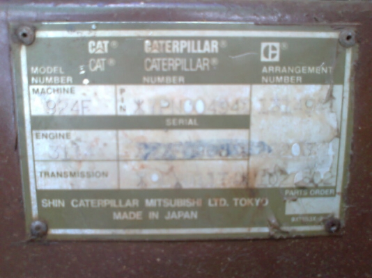 รถตัก CAT 924F แรงตักดี ทำงานไว ประหยัดน้ำมัน รถใช้งาน ปกติ รถสวยราคาต่อรองได้