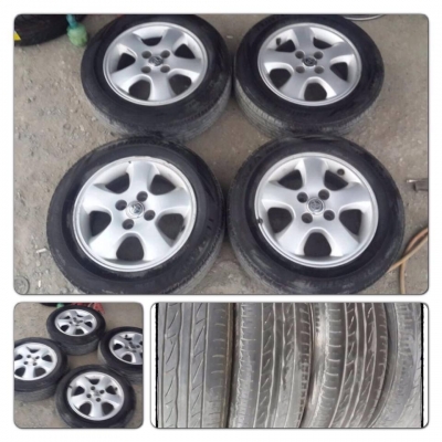 ขายล้อแม็กซ์ Toyota vios ขอบ14 4รู100+ยาง ราคา 3,200 บ. ถูกกกกกกมากกกกกก**
