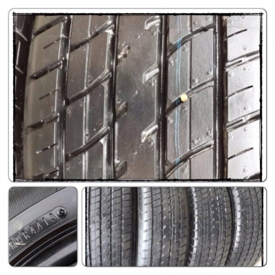 ขายยางป้ายแดงปลายปี13 (4413)ขอบ15 Dunlop 185/60/15 4 เส้น วิ่งแค่ 50กม.ถูกมากๆๆ
