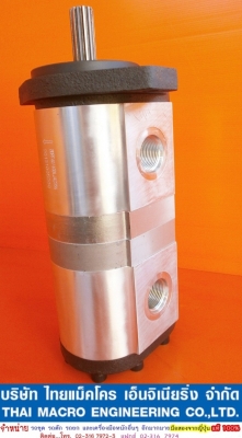 ปั๊มไฮดรอลิก 2 ตอน เบอร์ # 40+40 หมุนขวา แกน 13ร่อง เหมาะสำหรับรถคีบอ้อย และอื่นๆ ปั๊มไฮดรอลิก 2 ตอน เบอร์ # 40+40 หมุนขวา แกน 13ร่อง เหมาะสำหรับรถคีบอ้อย และอื่นๆ